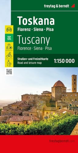 Toskana, Straßen- und Freizeitkarte 1:150.000, freytag & berndt: Mit Infos, Top Tips, Weinführer, Innenstadtplan Florenz (freytag & berndt Auto + Freizeitkarten)