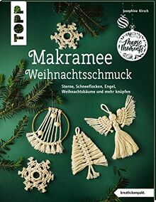 Makramee-Weihnachtsschmuck (kreativ.kompakt): Sterne, Schneeflocken, Engel, Weihnachtsbäume und mehr knüpfen