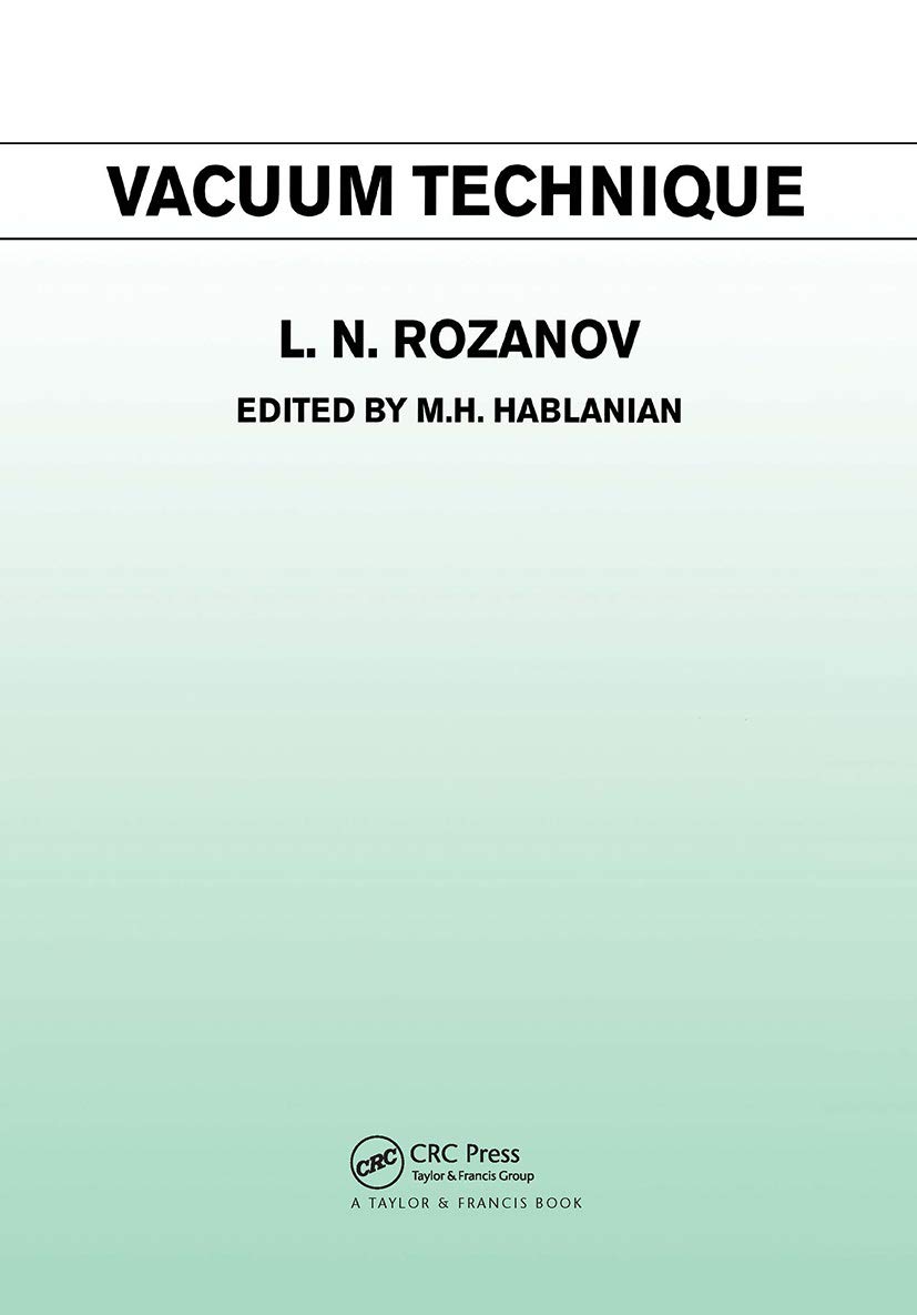 Rozanov, L. N. Vacuum Technique
