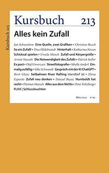 Kursbuch 213: Alles kein Zufall