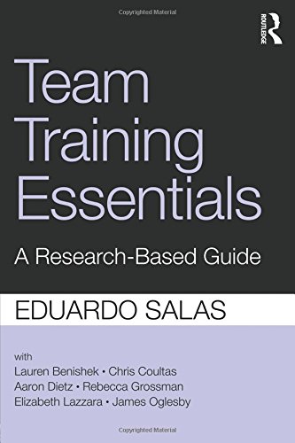 Eduardo Salas Team Training Essentials, A Research-Based Guide