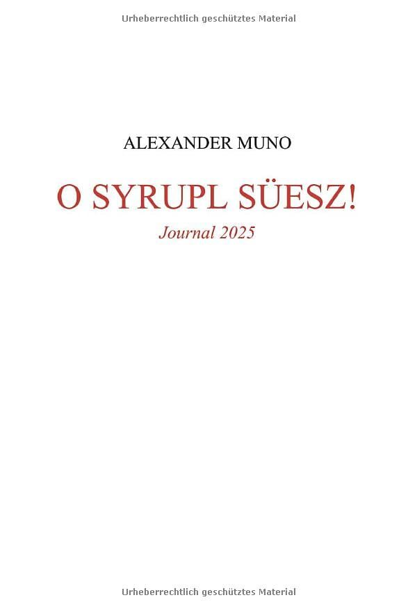 O Syrupl süesz!