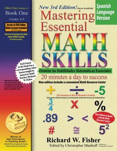 Mastering Essential Math Skills Book 1, Spanish Language Version (Stepping Stones to Proficiency in Algebra - Spanish, Band 1)