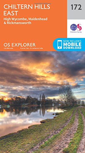 Chiltern Hills East 1 : 25 000 (OS Explorer Map)
