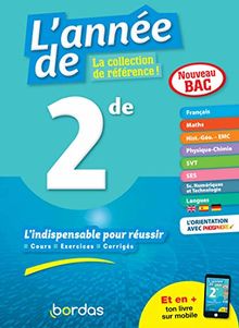 L'année de 2de : l'indispensable pour réussir : nouveau bac