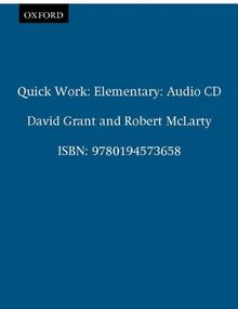 QUICK WORK ELEMENTARY CD (1) (Business)