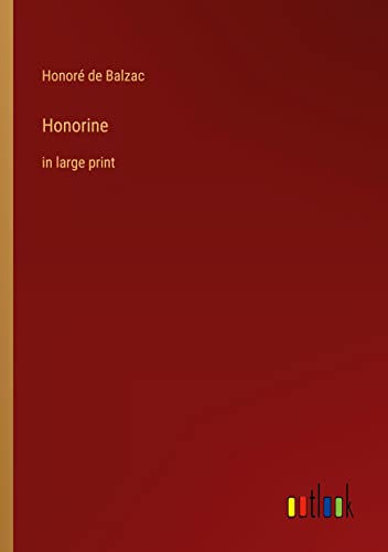 Honorine: in large print