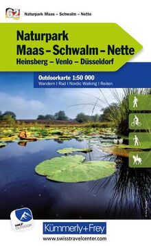 Naturpark Maas - Schwalm - Nette Nr. 62 Outdoorkarte Deutschland 1:50 000: Heinsberg, Venlo, Düsseldorf, water resistant, free Download mit HKF Outdoor App (Kümmerly+Frey Outdoorkarten Deutschland)