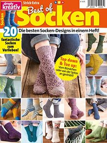 Simply Kreativ: Best of Socken: Die besten Socken-Designs in einem Heft!