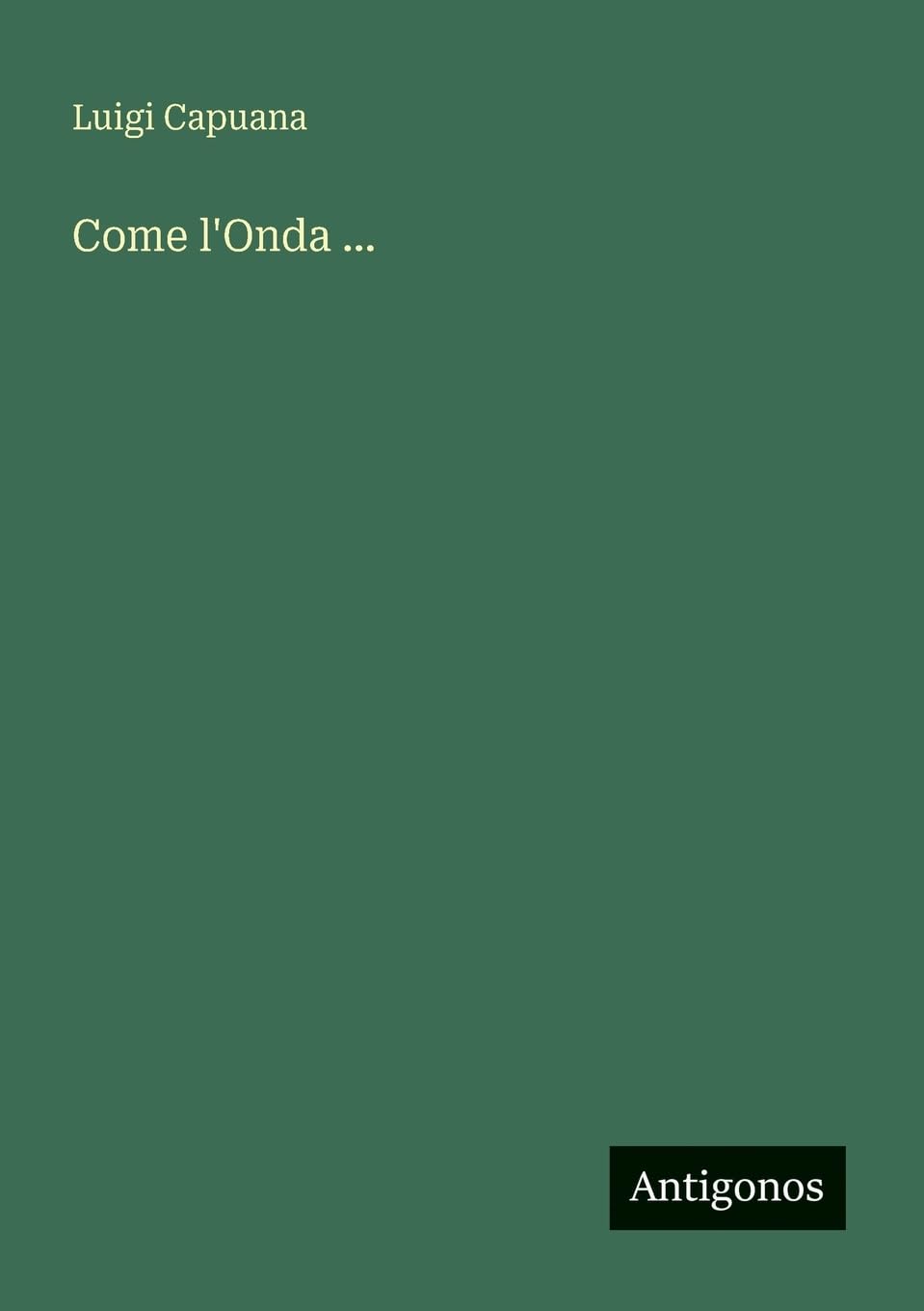 Come l'Onda ...