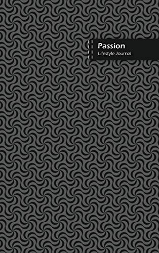 Passion Lifestyle Journal, Blank Write-in Notebook, Dotted Lines, Wide Ruled, Size (A5) 6 x 9 In (Gray)