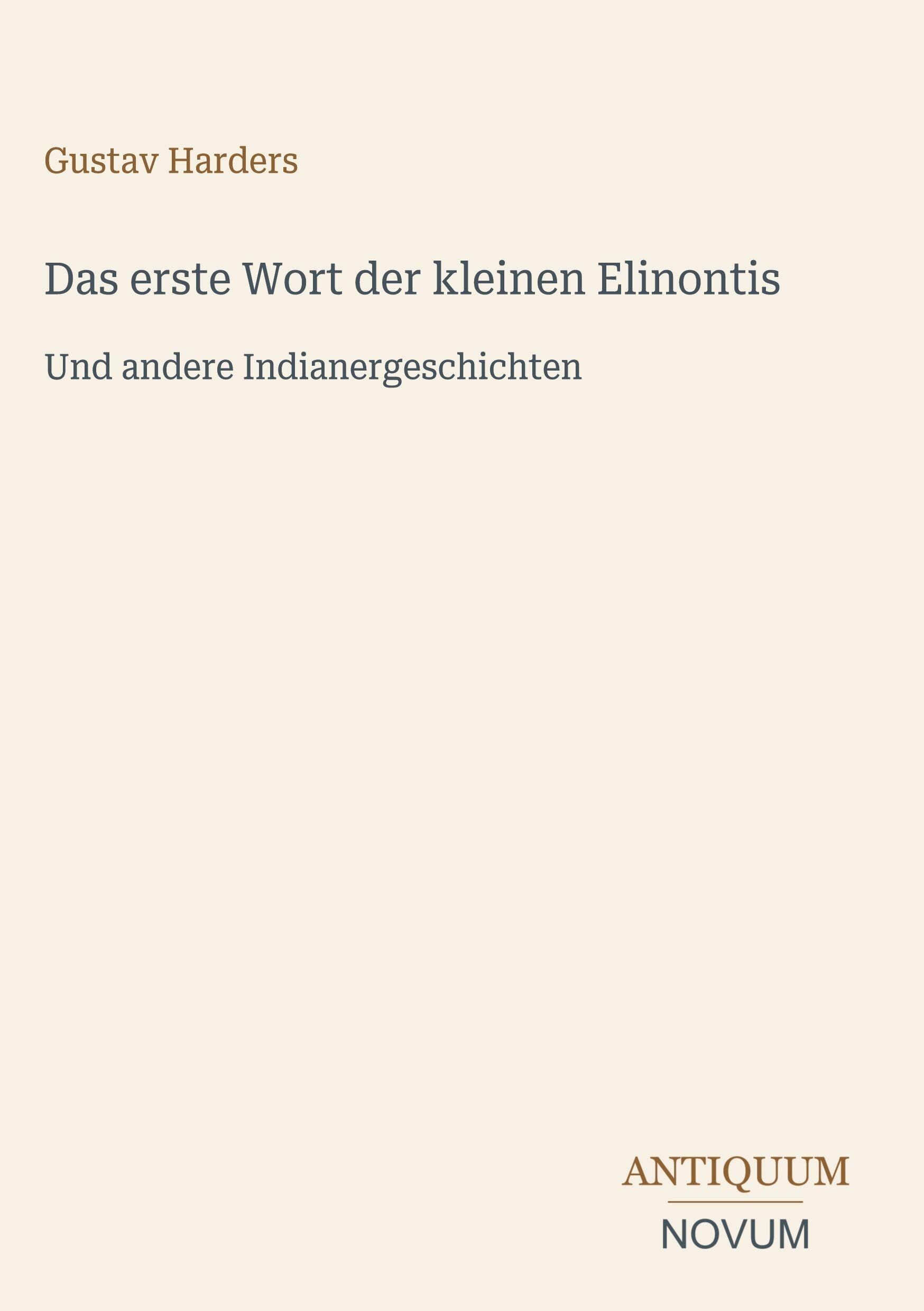 Das erste Wort der kleinen Elinontis
