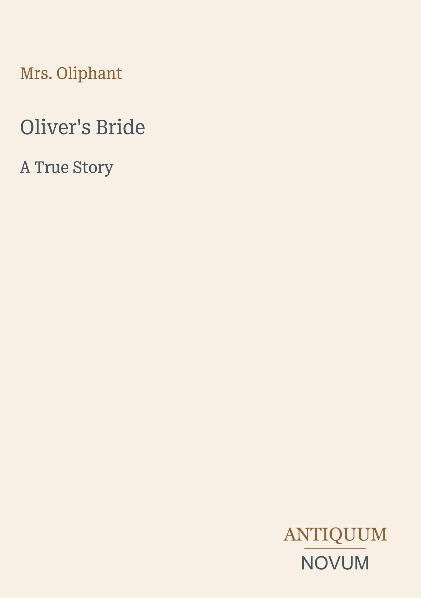 Oliver's Bride