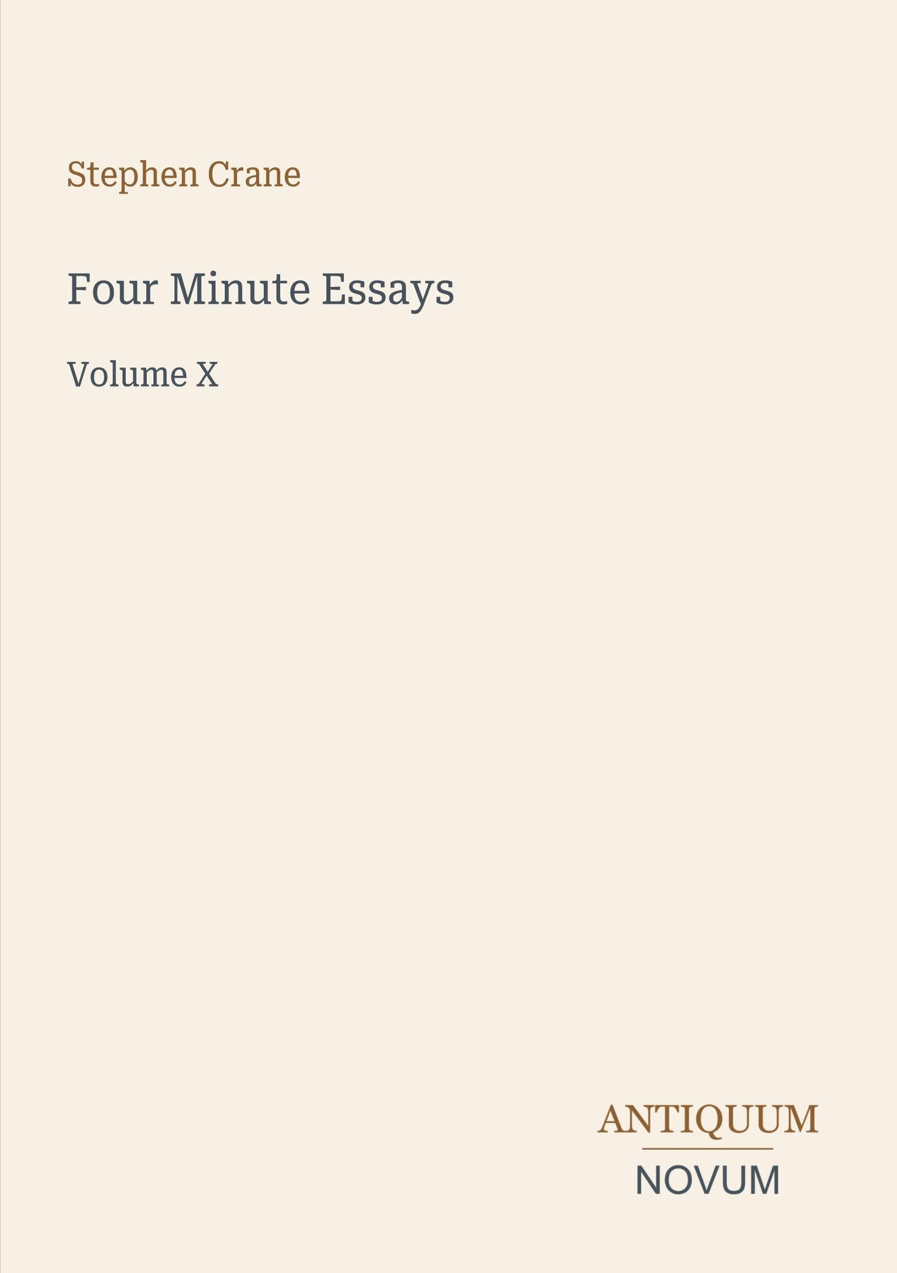 Four Minute Essays