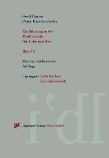 Einführung in die Mathematik für Informatiker: Band 3 (Springers Lehrbücher Der Informatik) (German Edition)