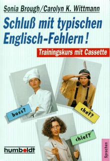 Humboldt Taschenbücher, Schluß mit typischen Englisch-Fehlern!, m. Cassette