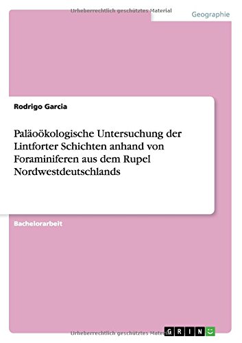 Paläoökologische Untersuchung der Lintforter Schichten anhand von Foraminiferen aus dem Rupel Nordwestdeutschlands