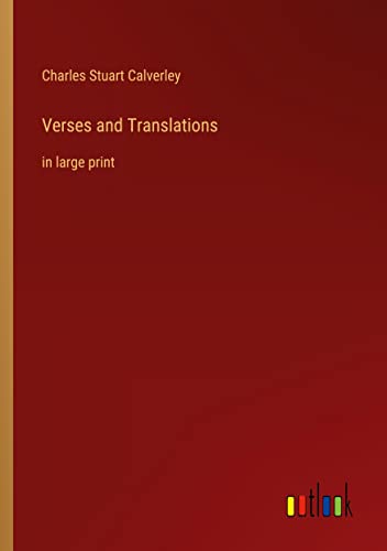 Verses and Translations: in large print