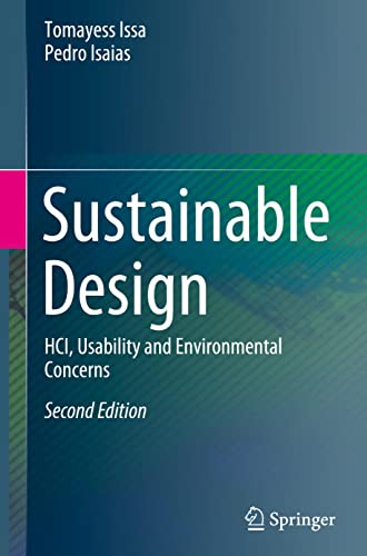 Sustainable Design: HCI, Usability and Environmental Concerns