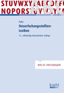 Steuerfachangestellten-Lexikon von Michael Puke | Buch | Zustand sehr gut