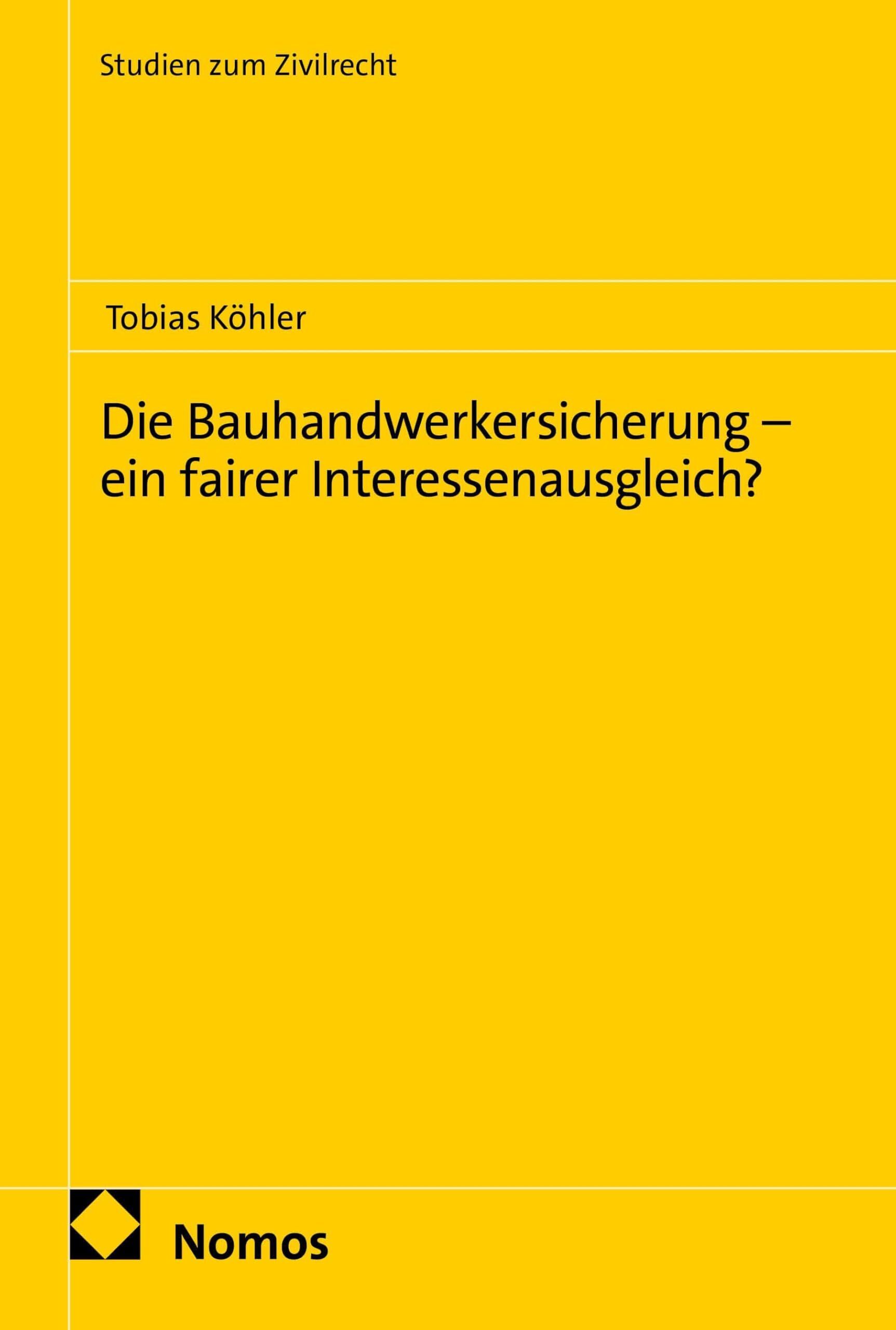 Die Bauhandwerkersicherung - ein fairer Interessenausgleich?