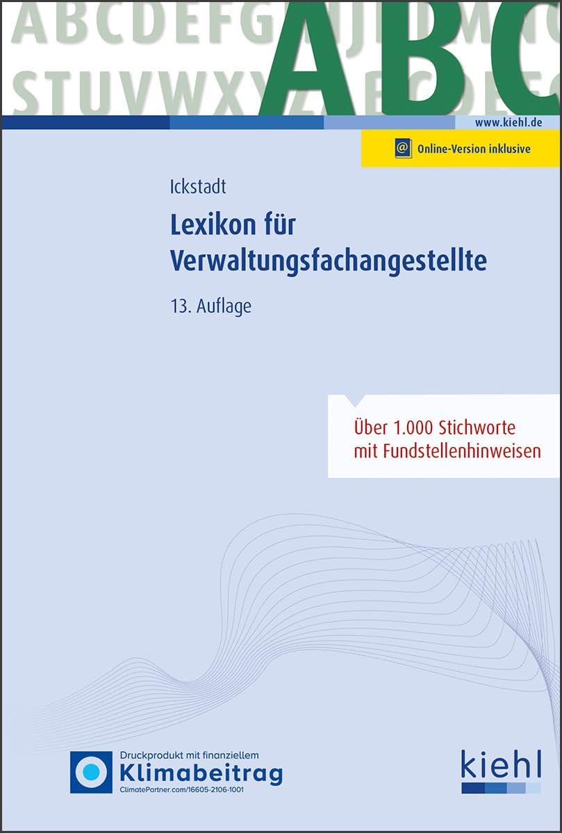 Ickstadt Ewald Lexikon für Verwaltungsfachangestellte