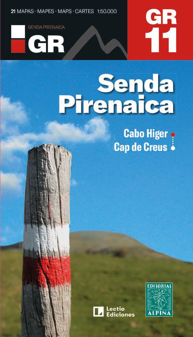 Senda Pirenaica GR11 guide + map Cabo Higer-Cap de Creus (Otros Naturaleza)