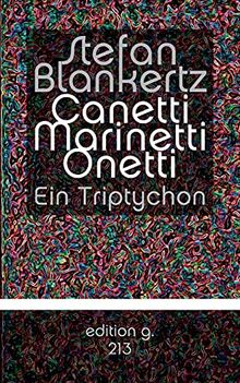 Canetti Marinetti Onetti: Ein Triptychon