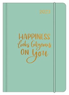 HAPPINESS 2023 - Diary - Buchkalender - Taschenkalender - 12x17: Midi Flexi Diary GlamLine