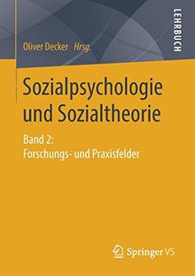 Sozialpsychologie und Sozialtheorie: Band 2: Forschungs- und Praxisfelder