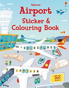 Tudhope, S: Airport Sticker and Colouring Book (First Colouring Books)