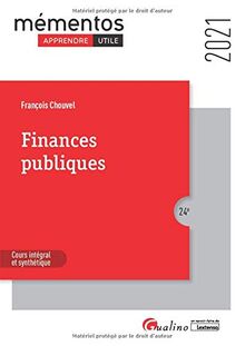 Finances publiques 2021