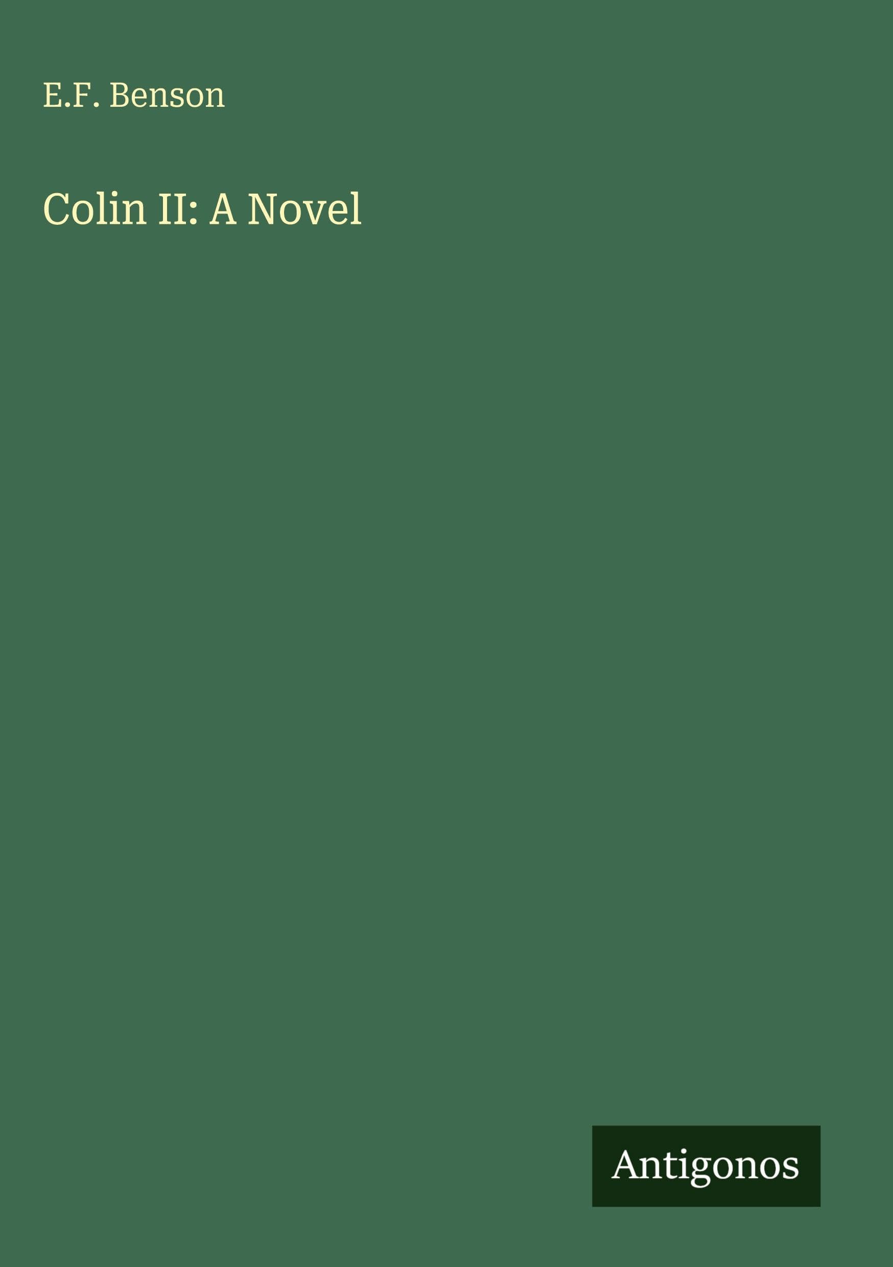 Colin II: A Novel