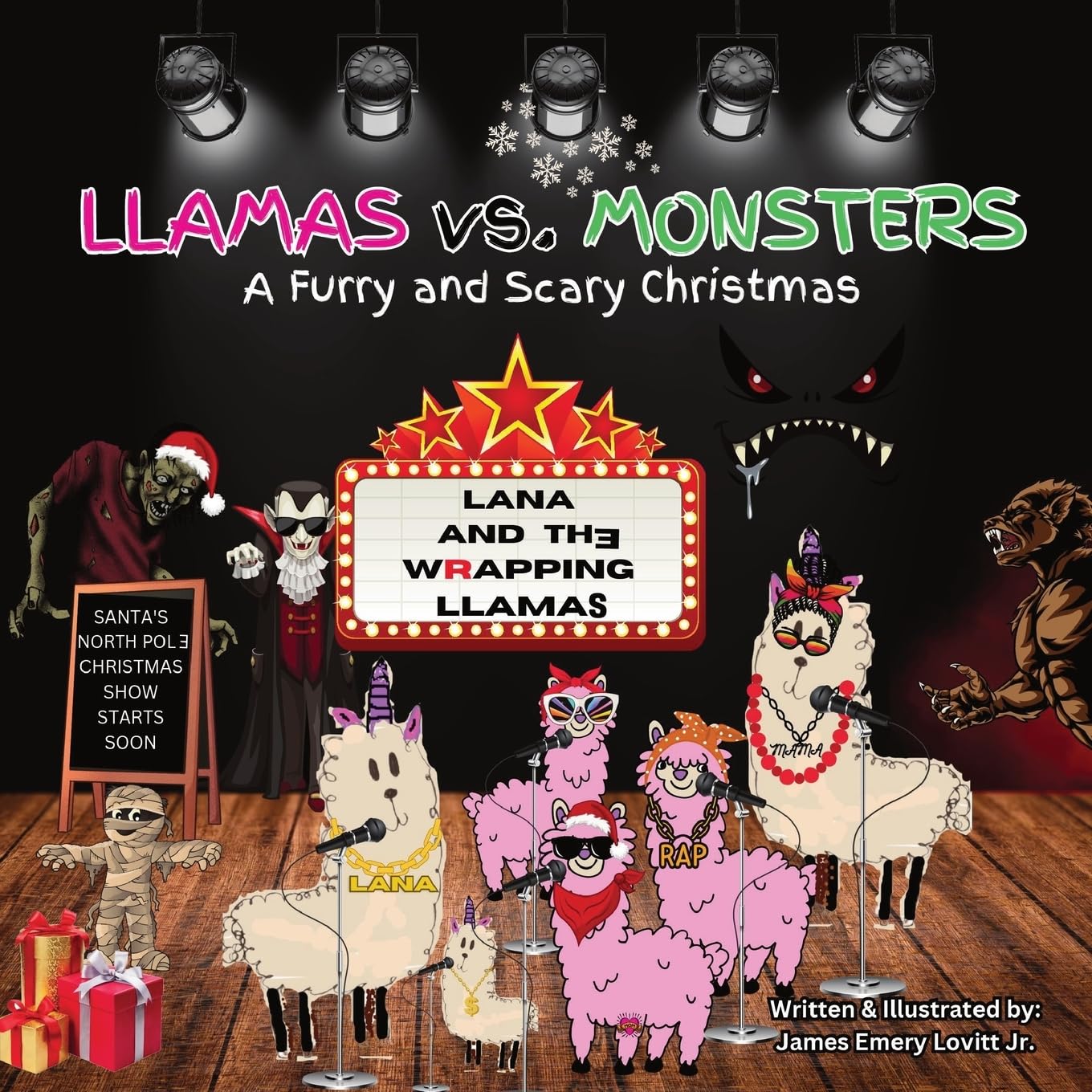 LLAMAS vs. MONSTERS: A Furry and Scary Christmas (The Night of Halloween-Christmas)