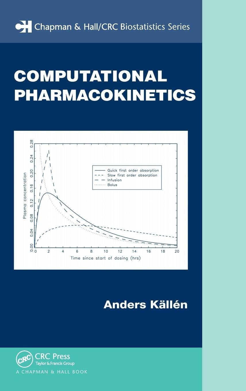 Computational Pharmacokinetics (Chapman & Hall/Crc Biostatistics Series, 23, Band 23)