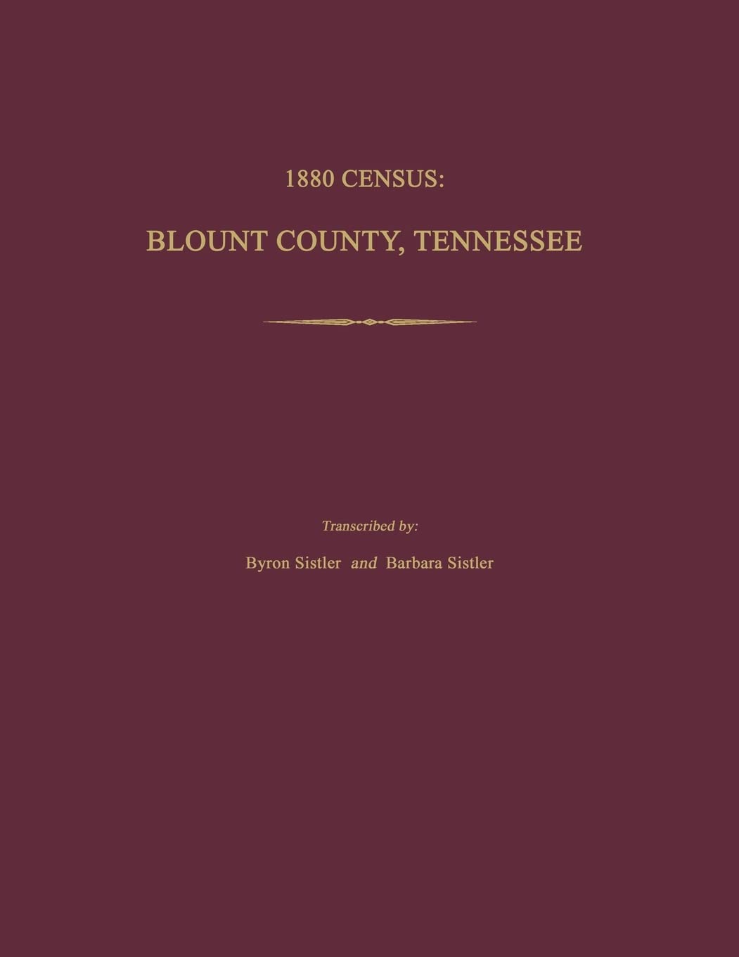1880 Census, Blount County, Tennessee