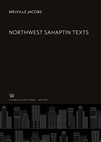 Northwest Sahaptin Texts