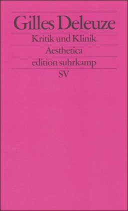 Kritik und Klinik (edition suhrkamp)
