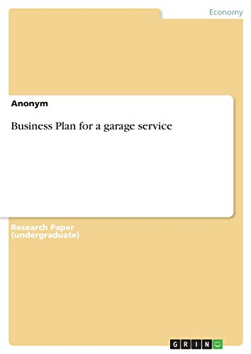 Business Plan for a garage service