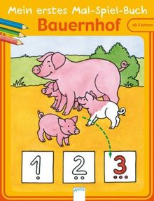 Bauernhof. Mein erstes Mal-Spiel-Buch