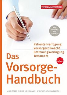 Das Vorsorge-Handbuch: Das Handbuch für Ihre persönlichen Daten,Verträge und Verfügungen (WISO)