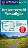 Bregenzerwald, Westallgäu: 5in1 Wanderkarte 1:50000 mit Aktiv Guide, Detailkarten und Panorama inklusive Karte zur offline Verwendung in der ... Langlaufen. (KOMPASS-Wanderkarten, Band 2)