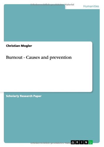 Burnout - Causes and prevention