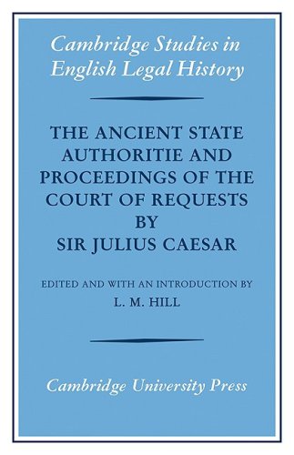 Ancient State Authoritie (Cambridge Studies in English Legal History)