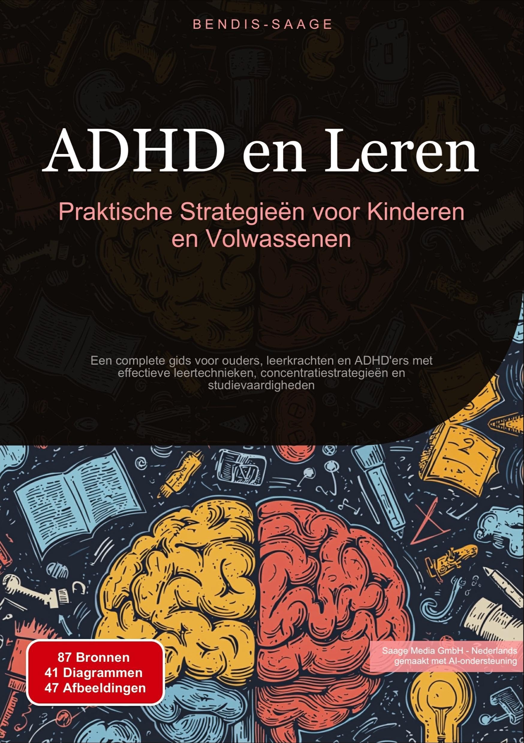 ADHD en Leren: Praktische Strategieën voor Kinderen en Volwassenen: Een complete gids voor ouders, leerkrachten en ADHD'ers met effectieve leertechnieken, concentratiestrategieën en studievaardigheden