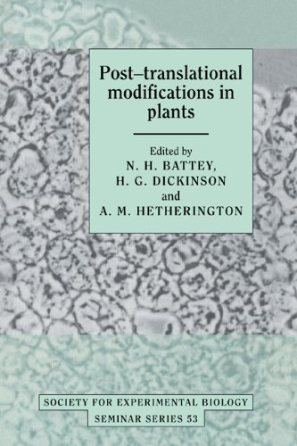 Post-translational Modifications in Plants (Society for Experimental Biology Seminar Series, Band 53)