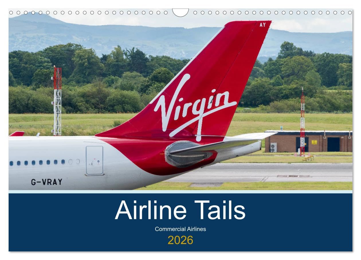 Airline Tails (Wall Calendar 2026 DIN A3 landscape), CALVENDO 12 Month Wall Calendar: Commercial Airlines