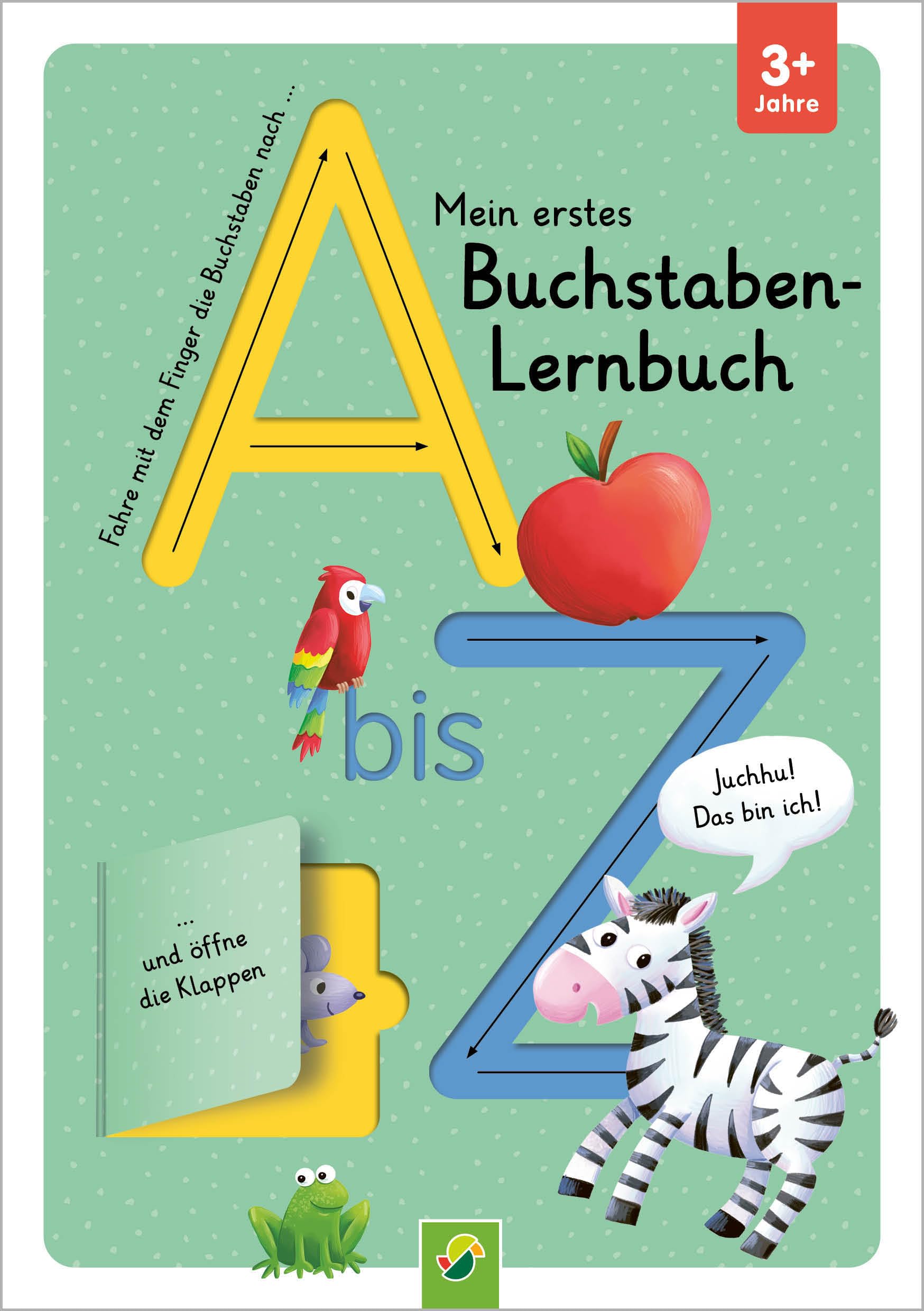 Mein erstes BuchstabenLernbuch mit Spurrillen und Klappen: Fahre mit dem Finger die Zahlen nach und öffne die Klappen I Ab 3 Jahren