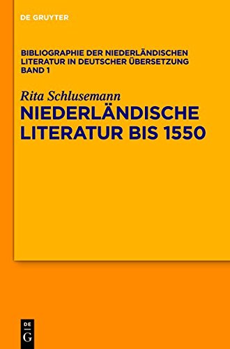 Bibliographie der niederländischen Literatur in deutscher Übersetzung: Niederländische Literatur bis 1550