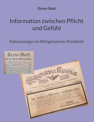 Information zwischen Pflicht und Gefühl: Todesanzeigen im Wittgensteiner Kreisblatt